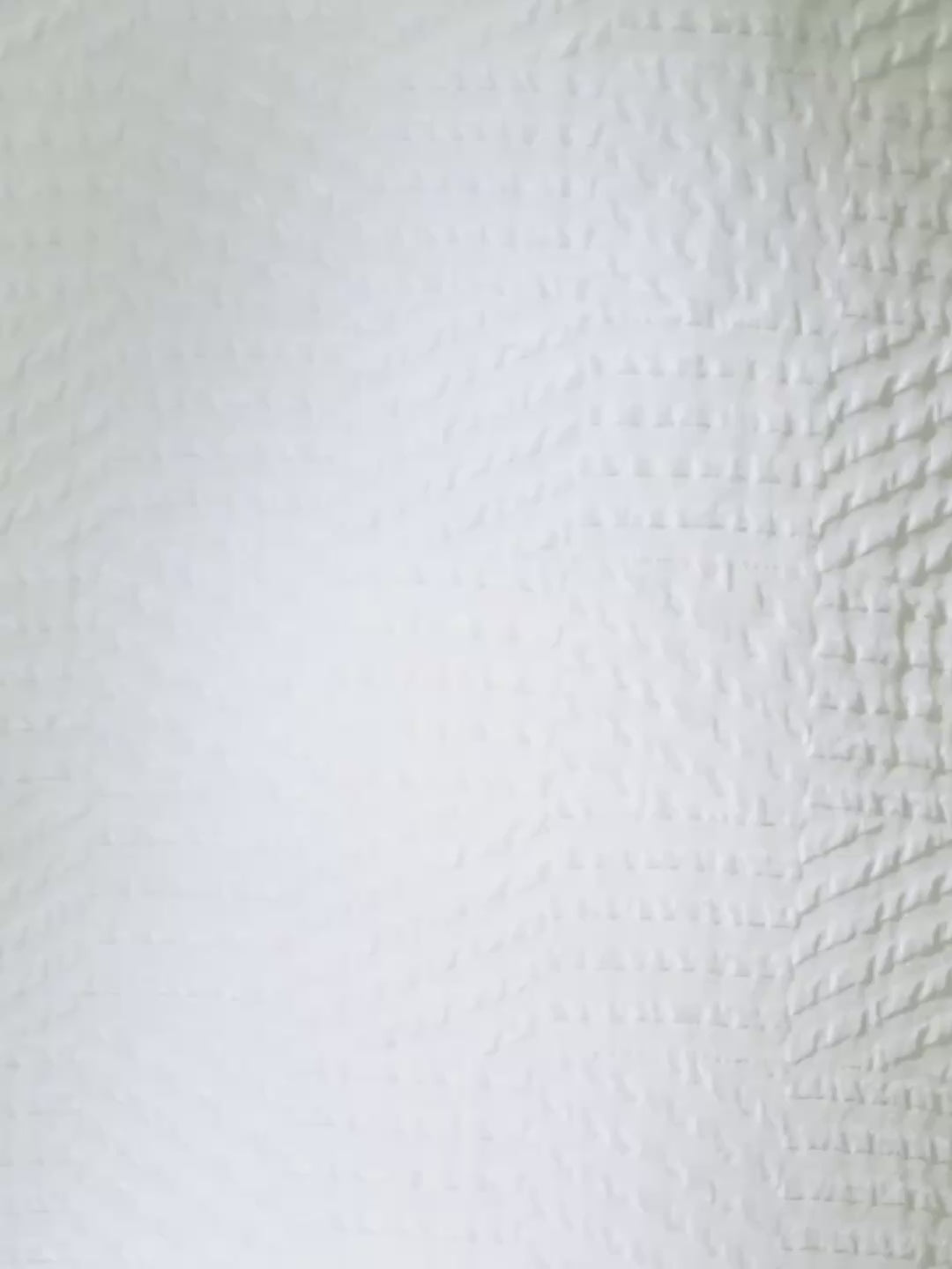 LEPIDIUM WHITE SILK JAQUARD V-NECK TOP