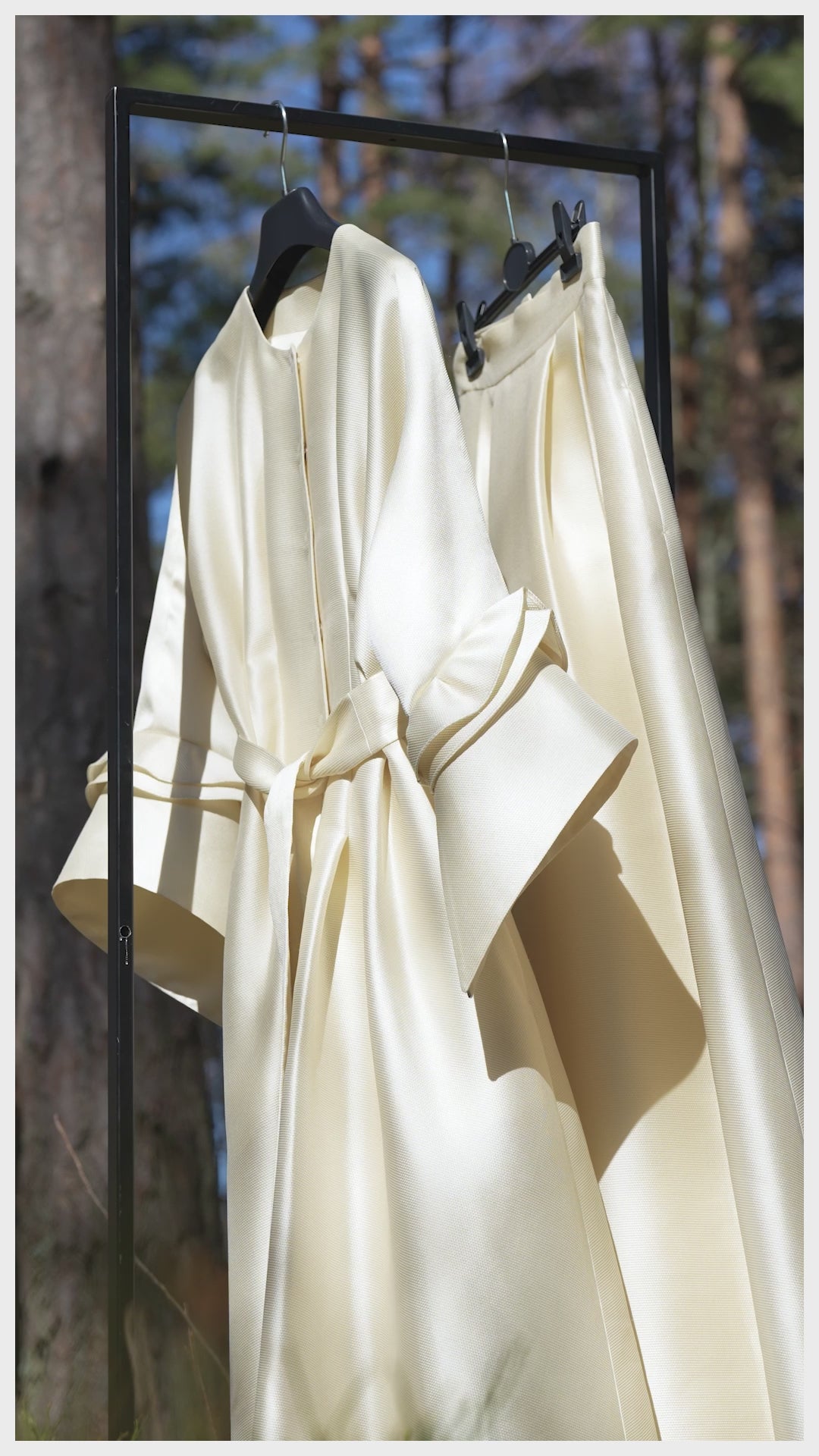 ADLUMIA BUTTER YELLOW COAT DRESS