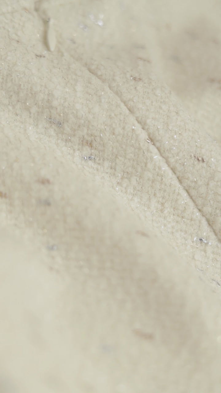 WRIGHTIA CREAM WOOL BLEND JACKET