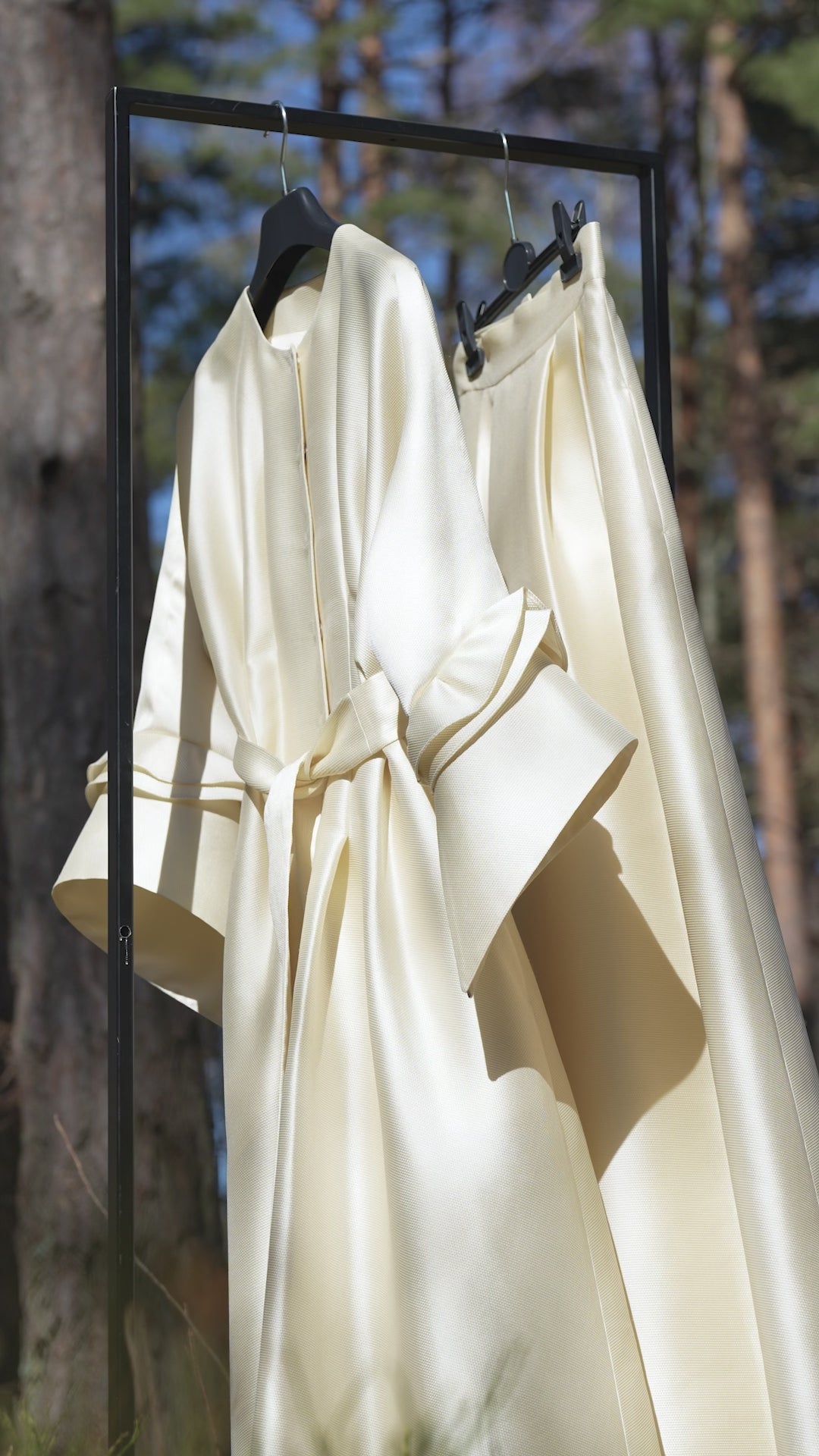 GLORIOSA BUTTER YELLOW MAXI SKIRT