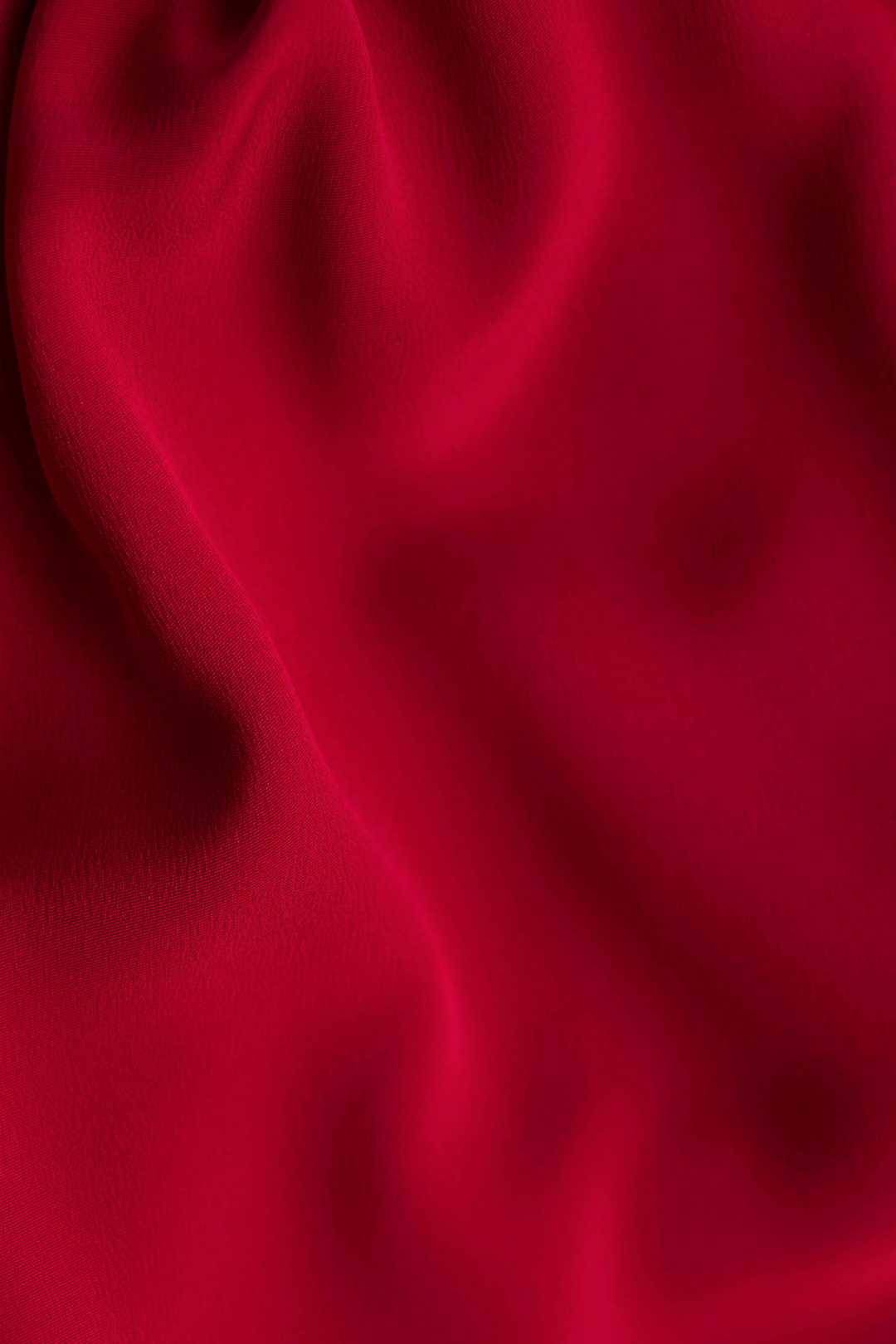 ALOCASIA RED SILK SLIP DRESS
