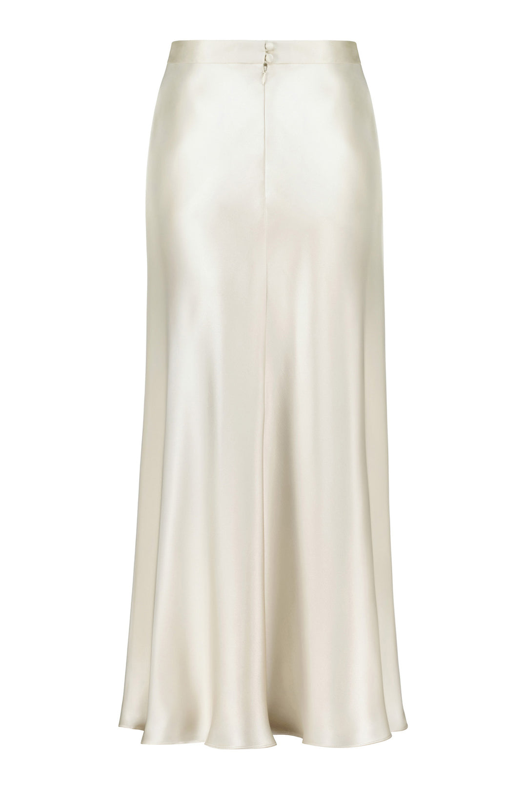 GLADIOLUS BEIGE SILK SATIN SLIP SKIRT