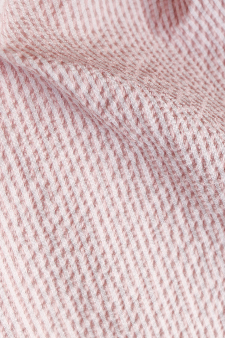 LINARIA STRIPED COTTON SEERSUCKER JACKET