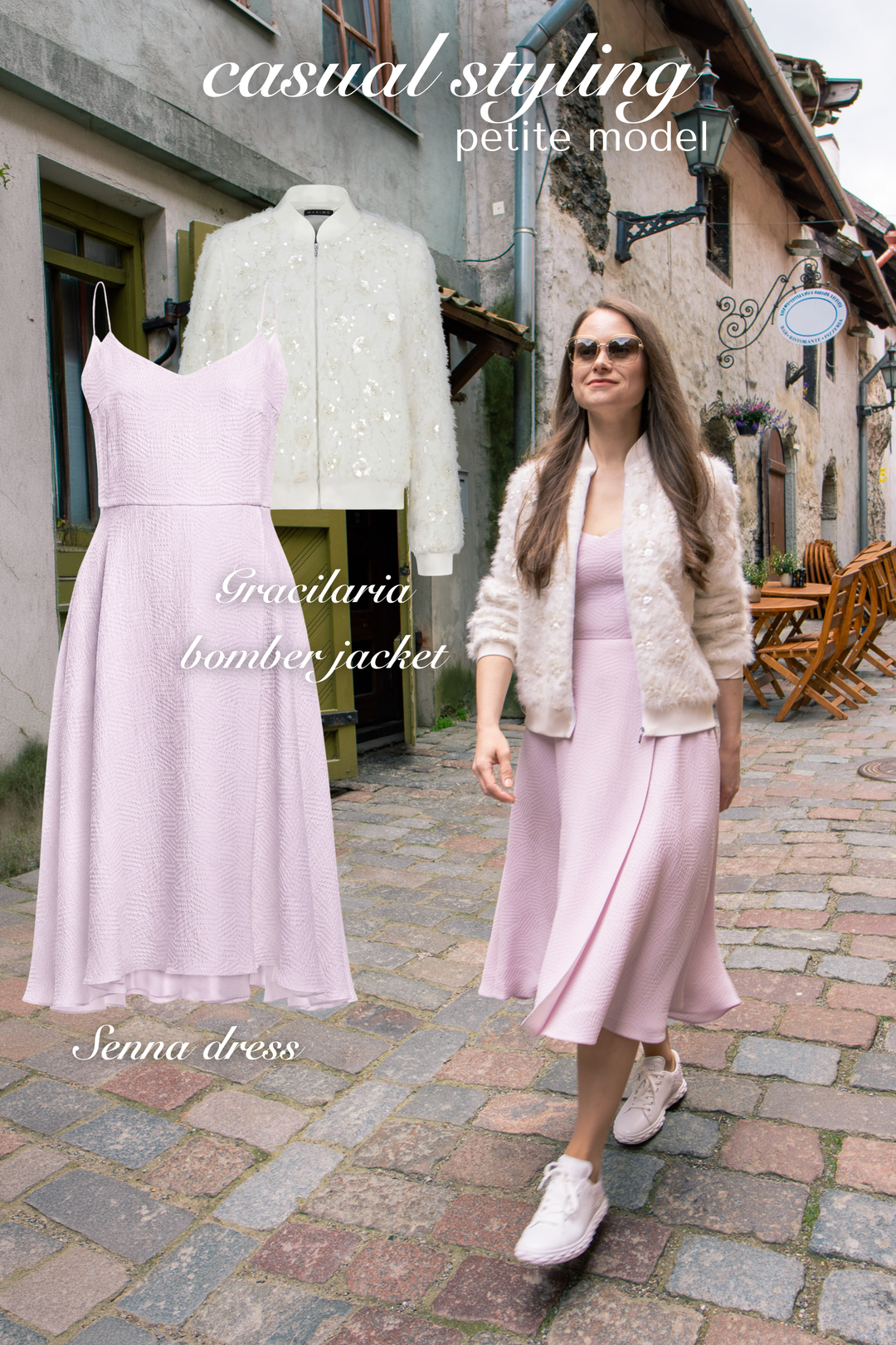 SENNA LAVENDER SILK JACQUARD SPAGHETTI STRAP DRESS