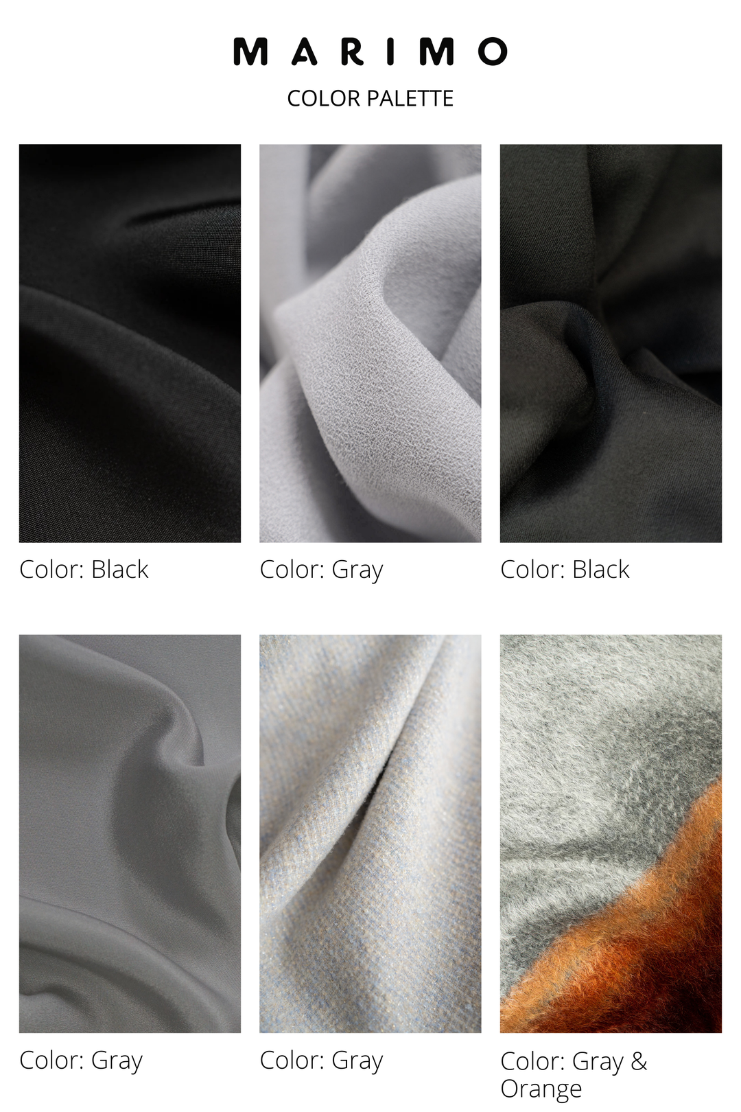 FULL CAPSULE WARDROBE SET: GRAY & BLACK