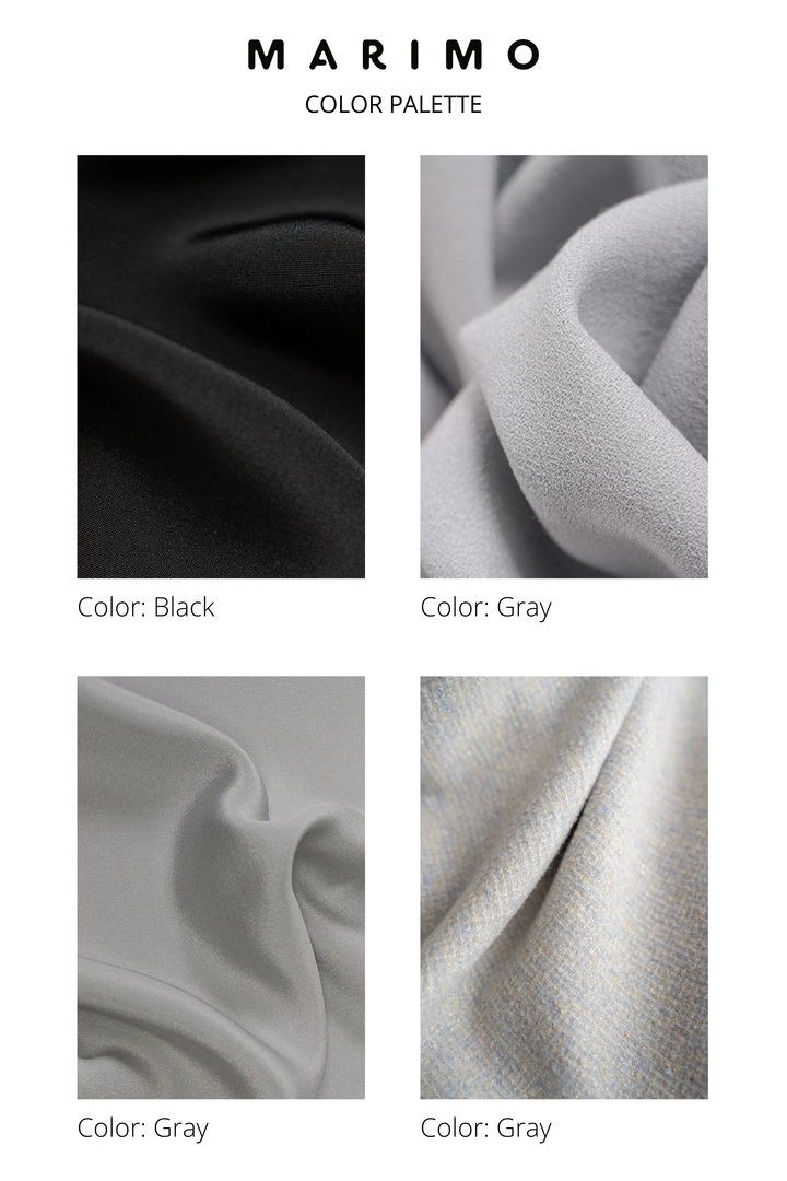 BASE CAPSULE WARDROBE SET: GRAY & BLACK