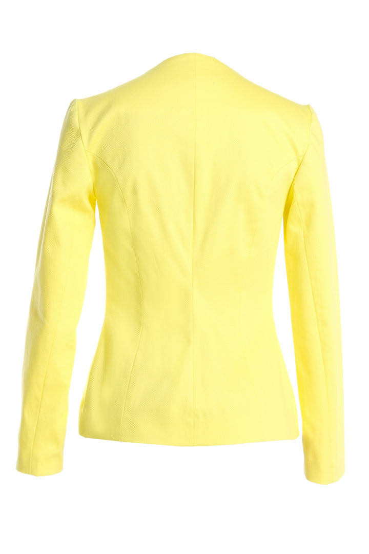 AMSONIA YELLOW SLIM FIT BLAZER