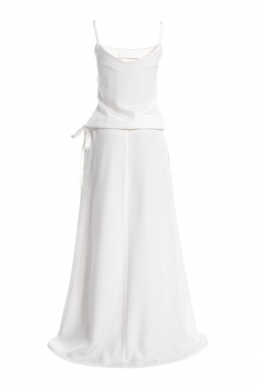 BARRINGTONIA NATURAL WHITE SILK GOWN