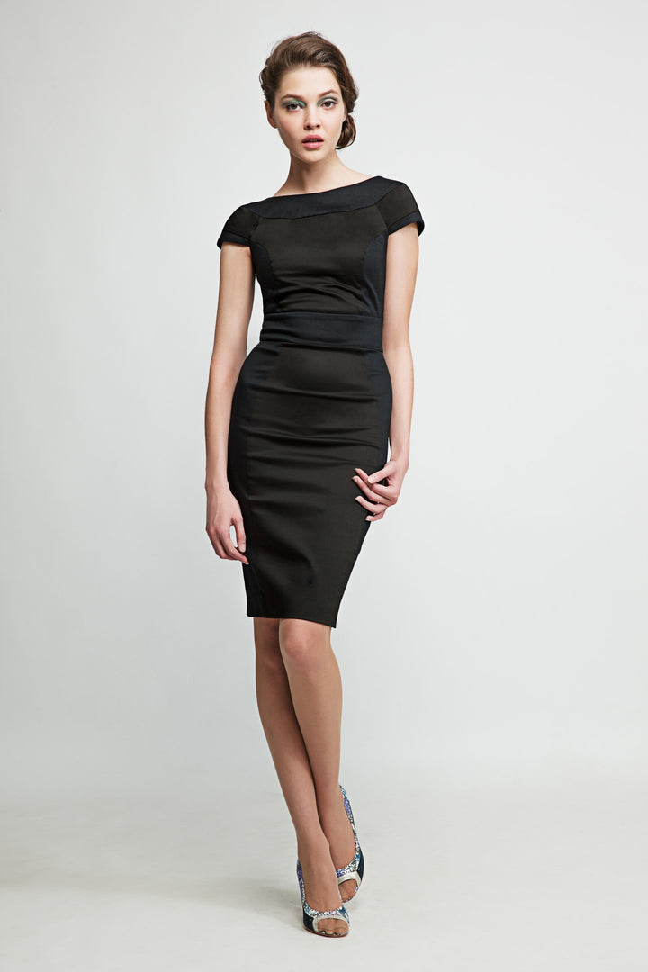 ACHILLEA LITTLE BLACK PENCIL DRESS