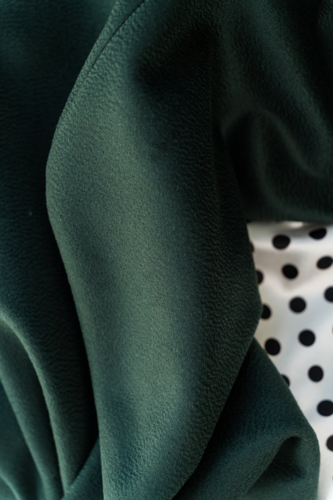 LIMONIUM GREEN WOOL LIGHTWEIGHT COAT