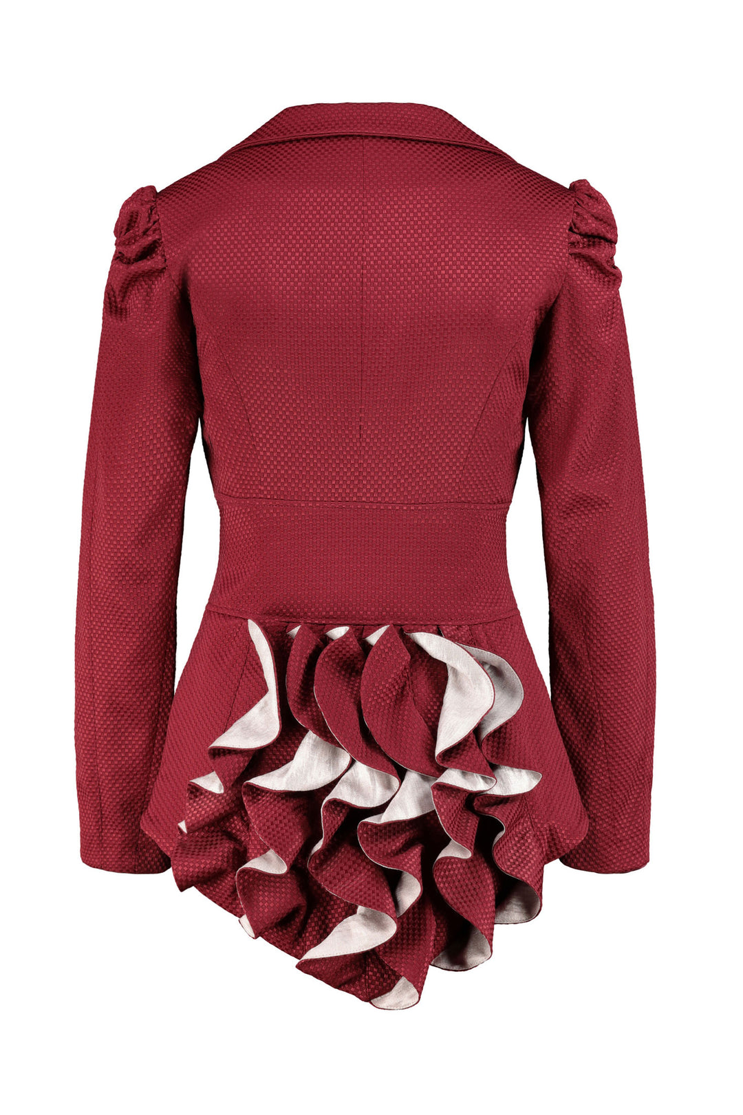 DAHLIA DEEP RED DELUXE BLAZER