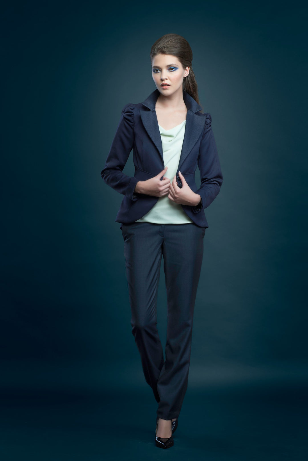 DAHLIA NAVY BLUE DELUXE BLAZER