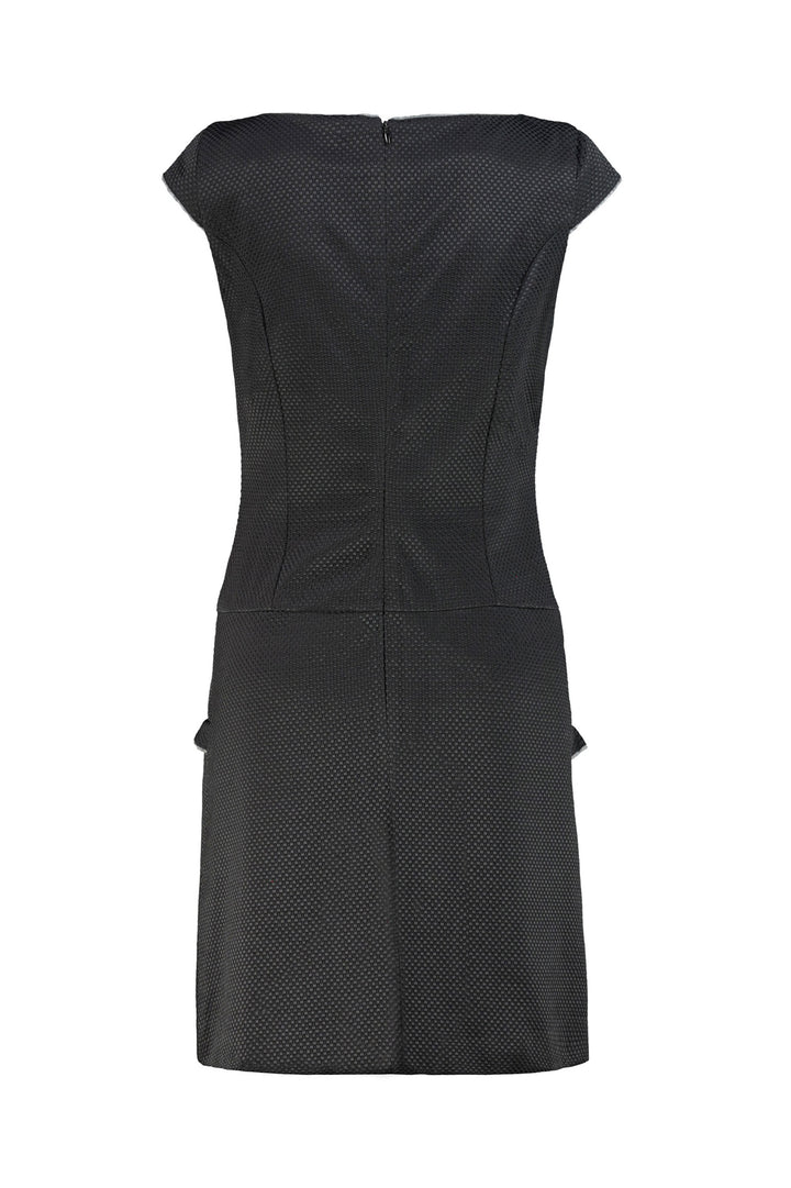 EMILIA BLACK A-LINE DRESS