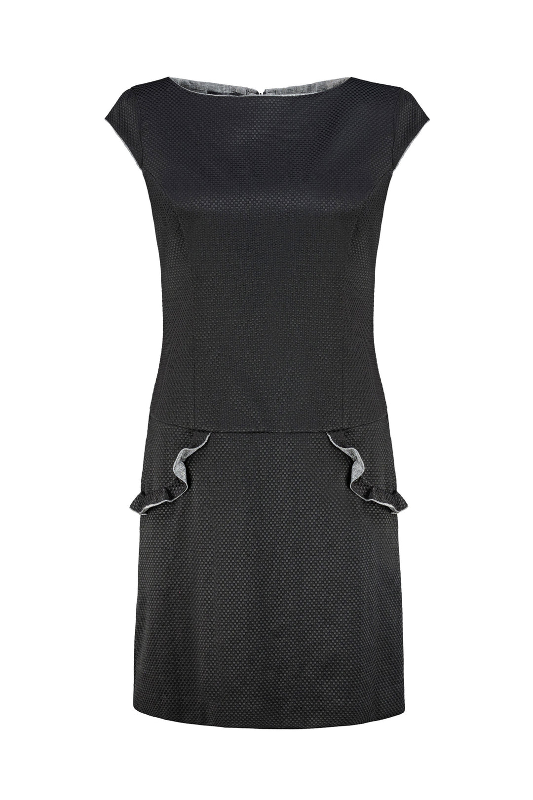 EMILIA BLACK A-LINE DRESS