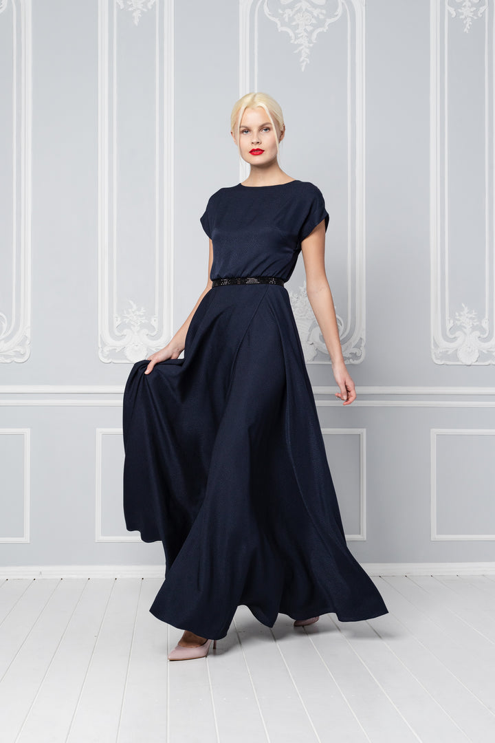 LEIBNITZIA NAVY BLUE GOWN