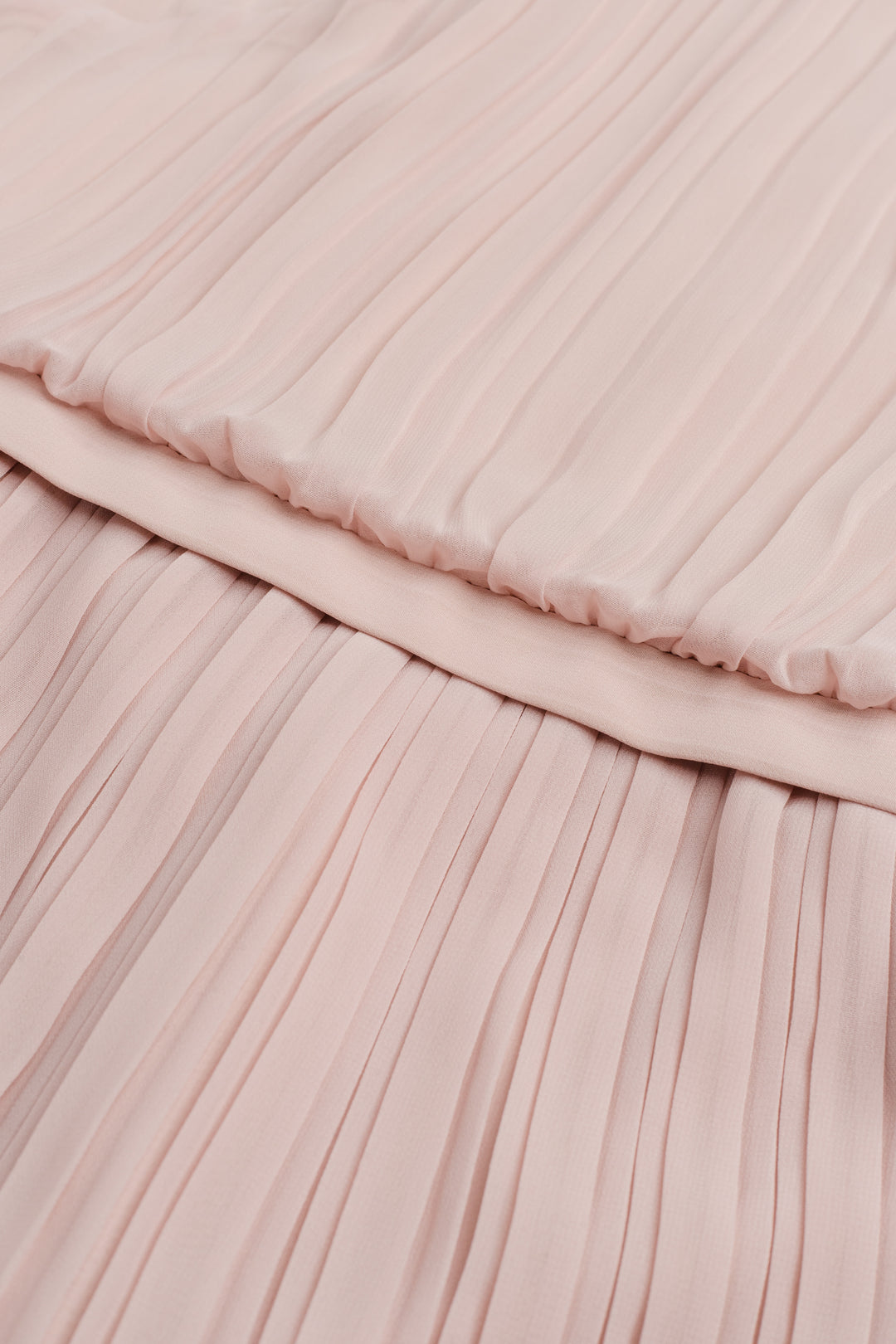 MERREMIA NUDE PINK PLEATED DRESS