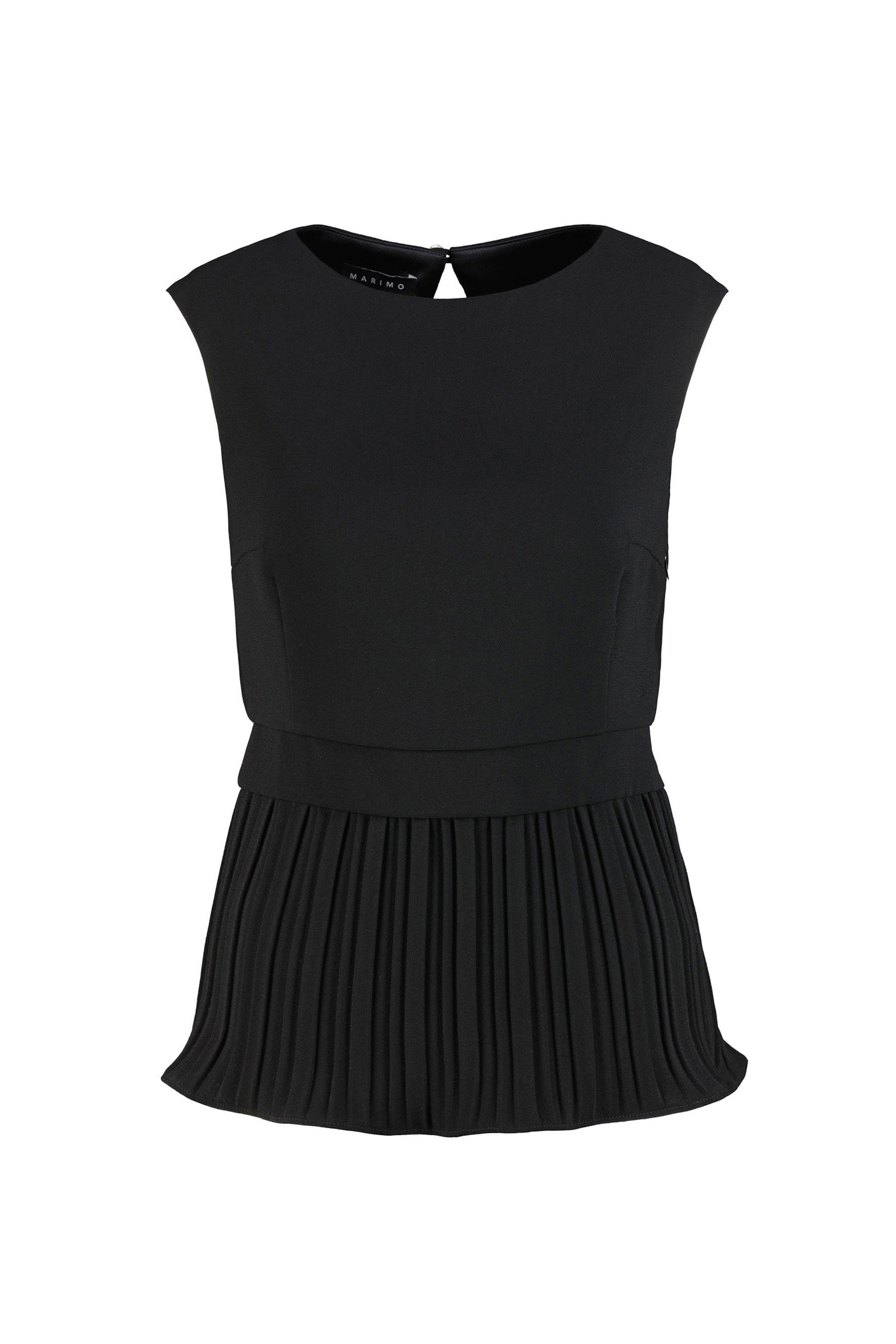 pleated peplum