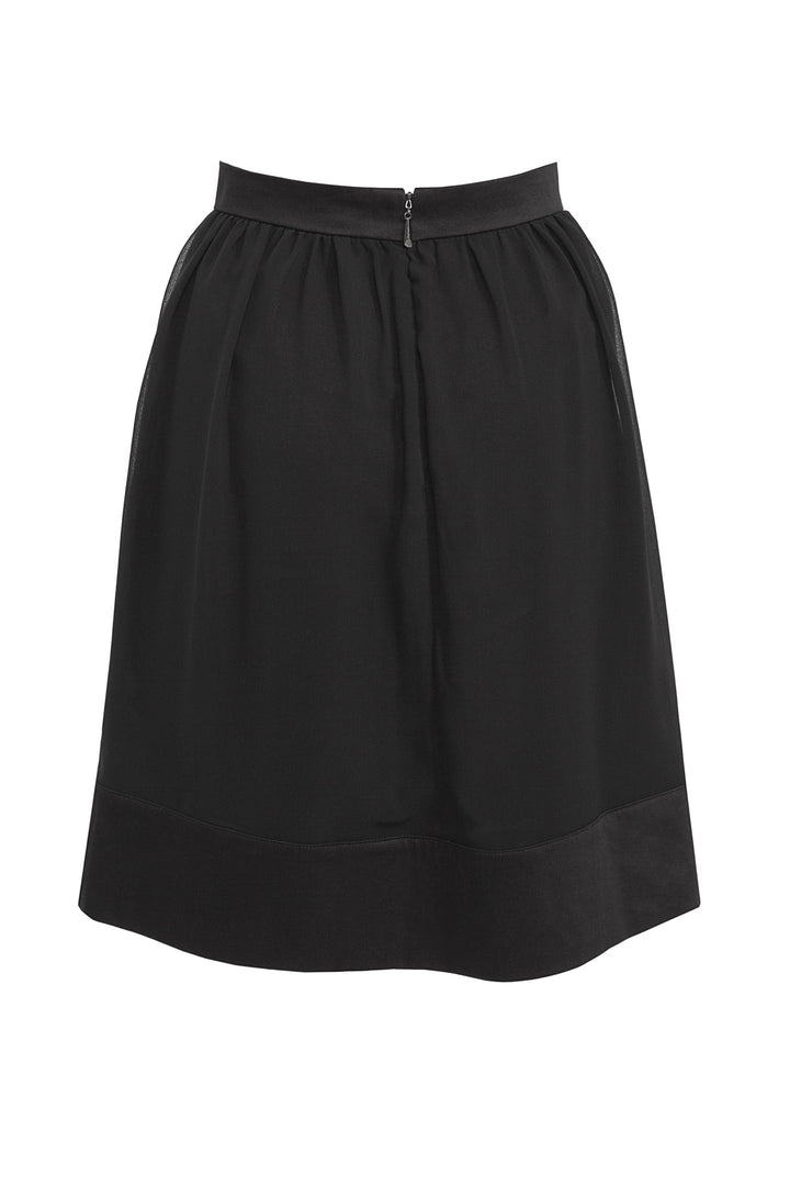 HELENIUM BLACK COTTON SKIRT