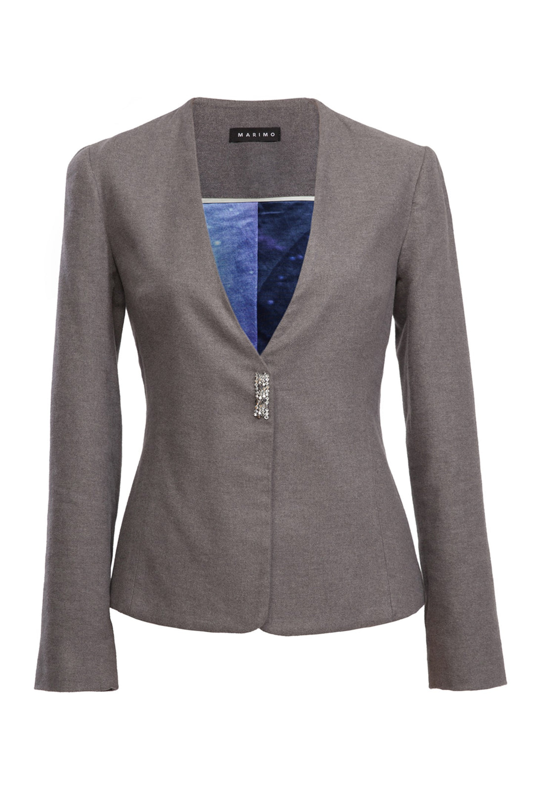 RAFFLESIA GRAY CASHMERE BLAZER