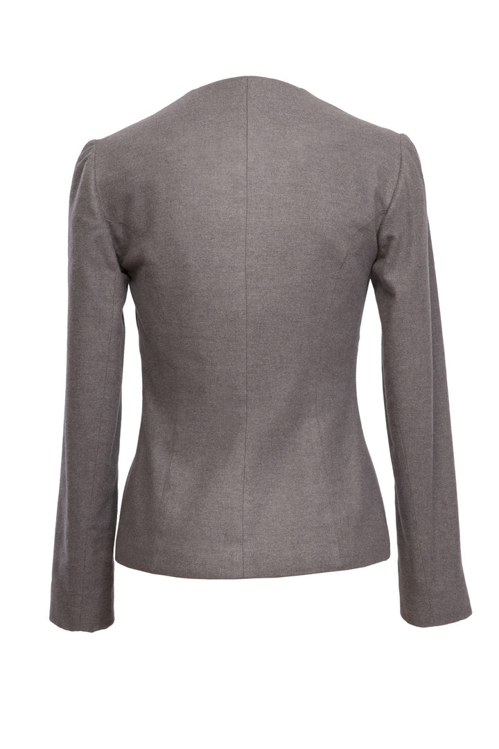 RAFFLESIA GRAY CASHMERE BLAZER