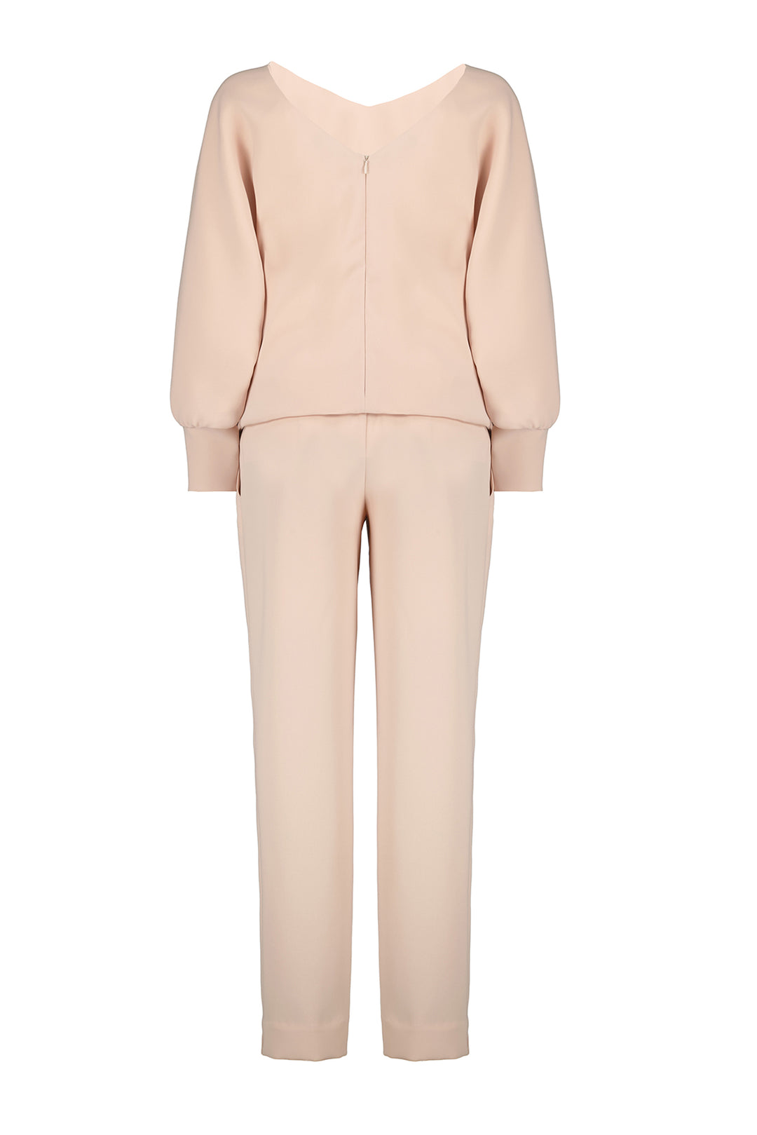 LITTORELLA NUDE PINK V-NECK JUMPSUIT