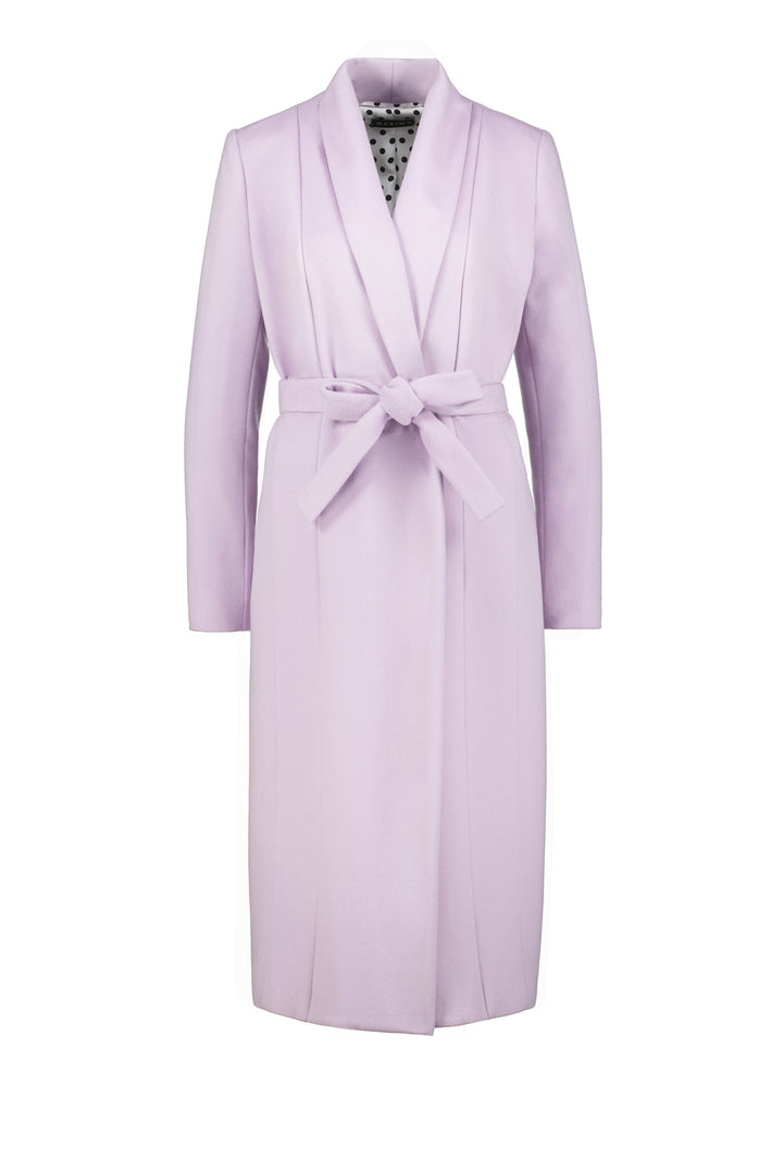 LIMONIUM LAVENDER CASHMERE WOOL BLEND LIGHTWEIGHT COAT