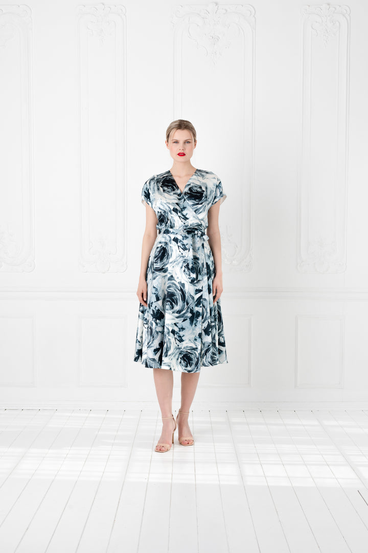 ORTHILIA ROSE WRAP DRESS