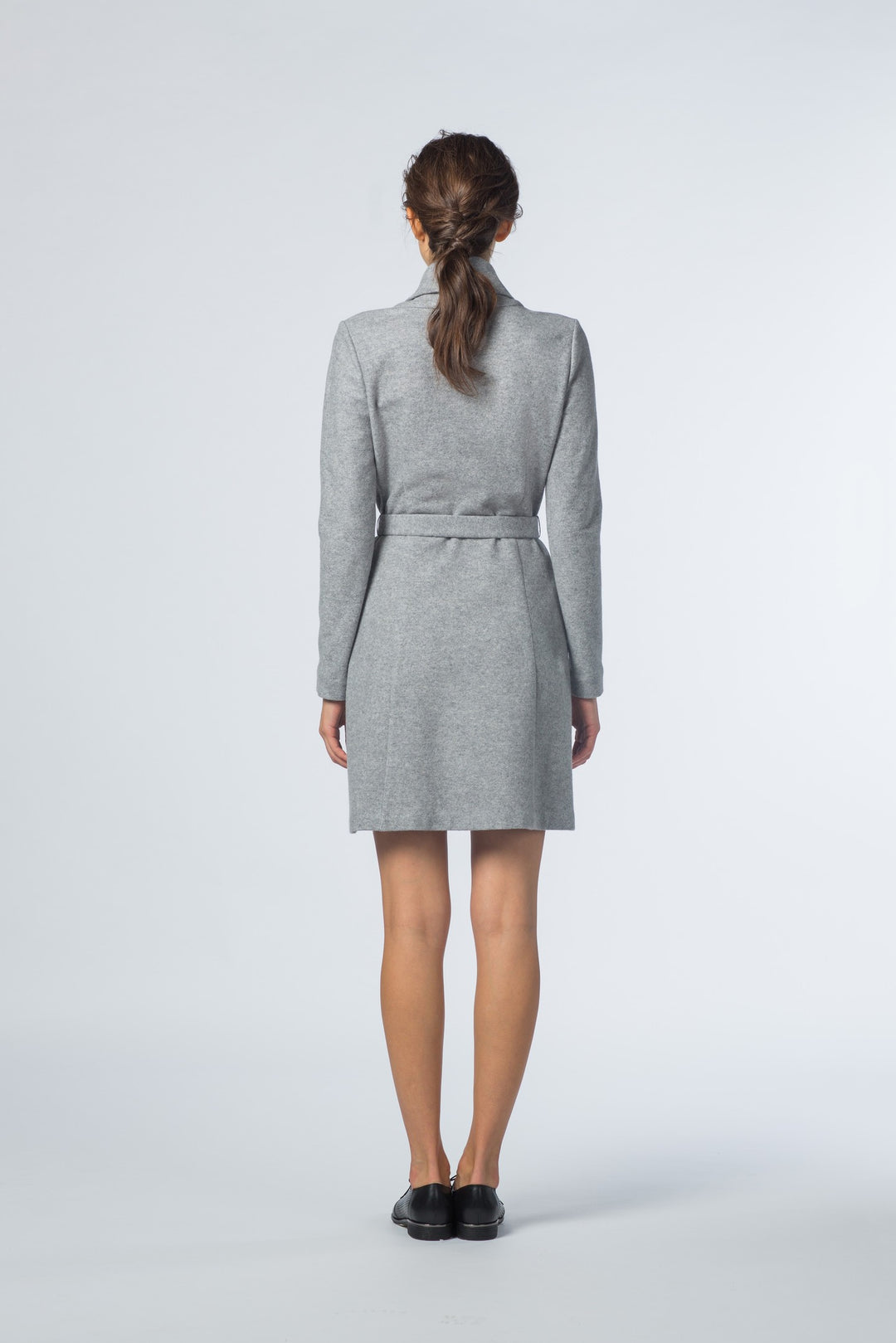 ELEOCHARIS GRAY CASHMERE CARDIGAN