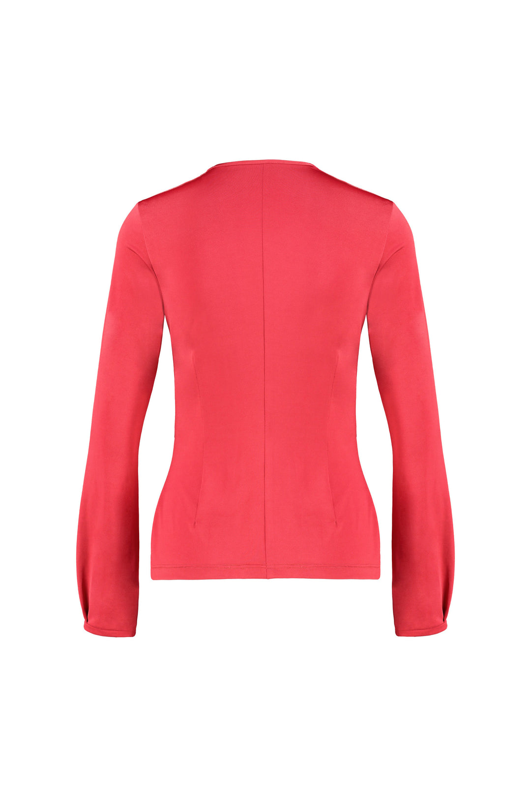 CATHY RED SLIM BLOUSE