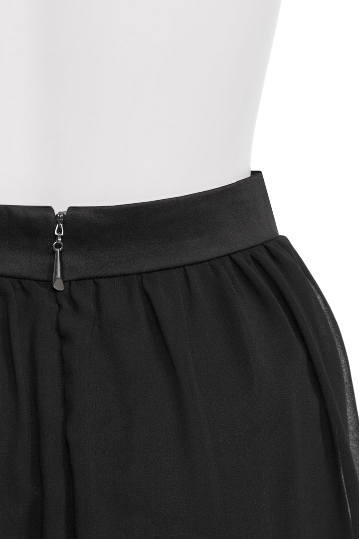 HELENIUM BLACK COTTON SKIRT