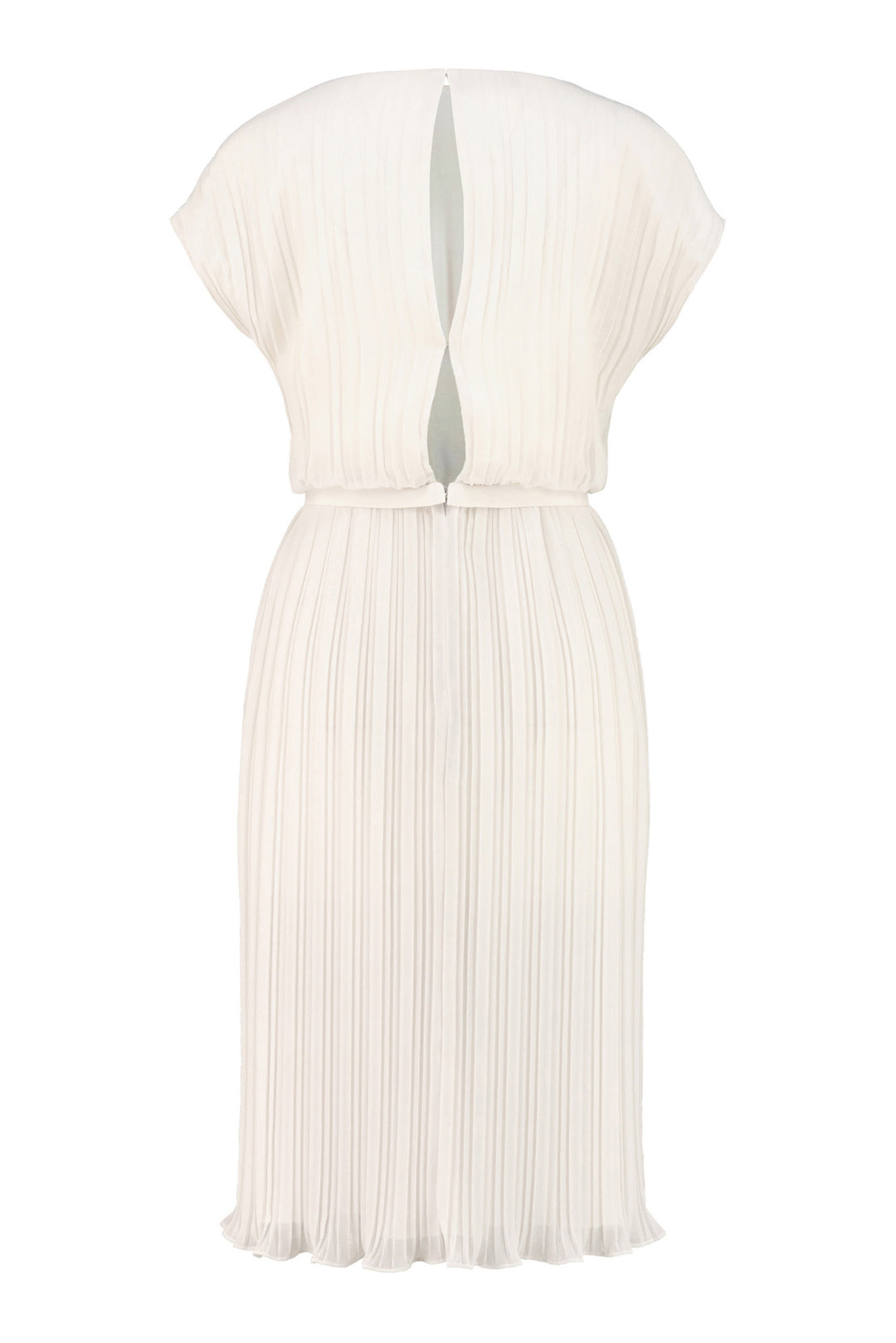 MERREMIA SHORT OFF-WHITE PLEATED DRESS