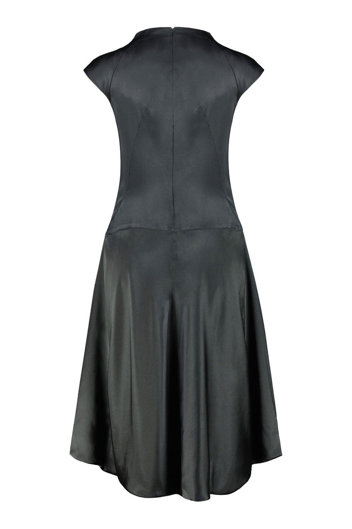 ANNA BLACK A-LINE DRESS