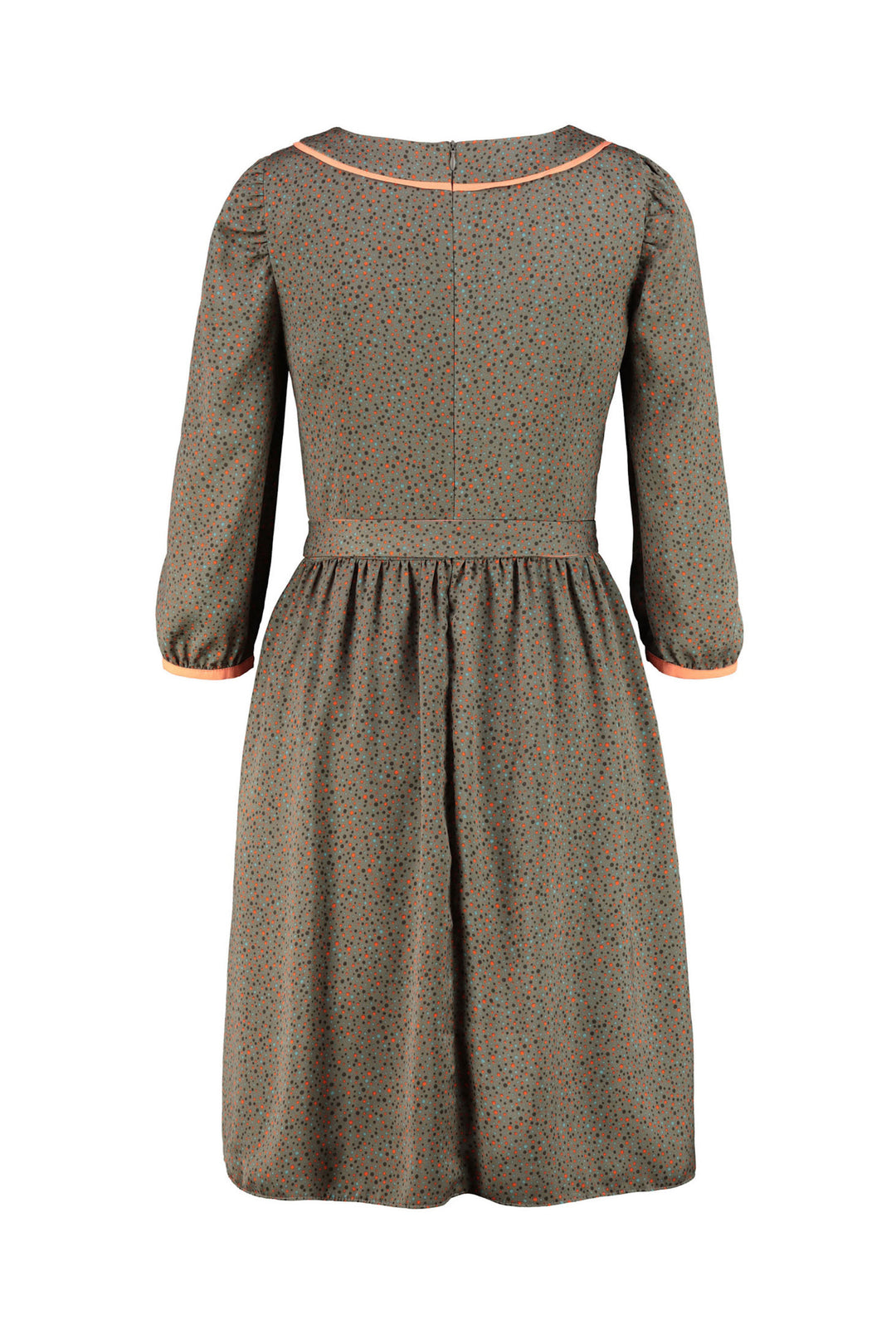 CROCUS DOTTED DRESS WITH SLEEVES