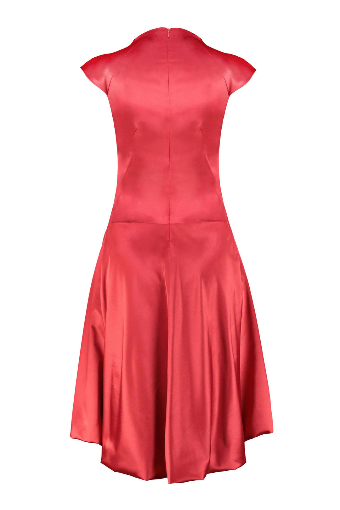 ANNA RED A-LINE DRESS