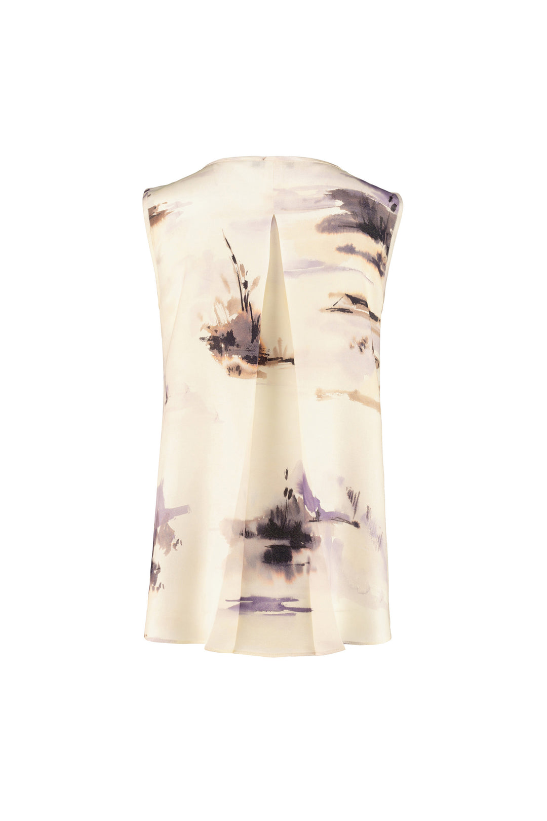 LAPSALA AQUARELLE SLEEVLESS SILK TOP